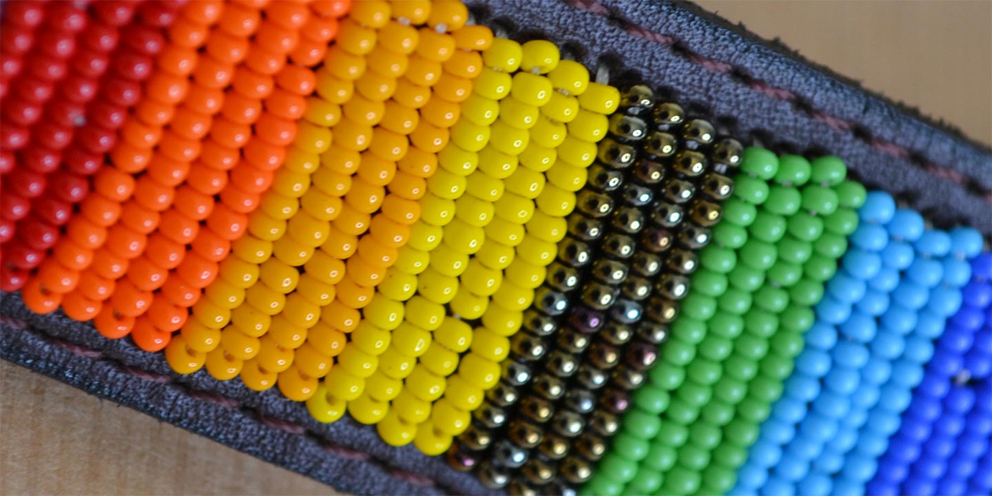 african rainbow beads